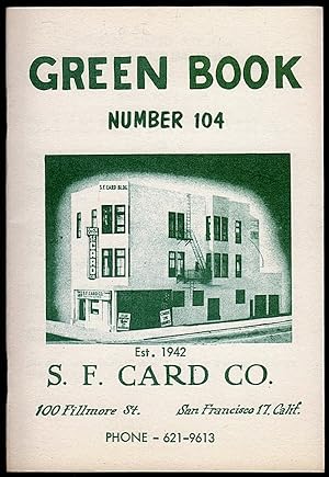 GREEN BOOK, NUMBER 104