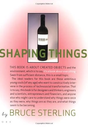 Immagine del venditore per Shaping Things (Mediaworks Pamphlets) by Sterling, Bruce [Paperback ] venduto da booksXpress