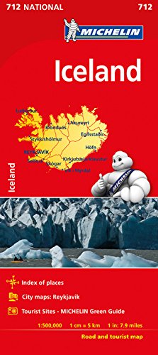 Seller image for Michelin Iceland Map 750 (Michelin Map) by Michelin [FRENCH LANGUAGE - Map ] for sale by booksXpress