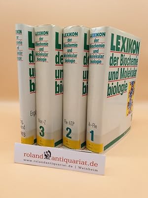Lexikon der Biochemie und Molekularbiologie (3 Bände + 1 Ergänzungsband 1993 A-Z: Komplett 4 Bände)