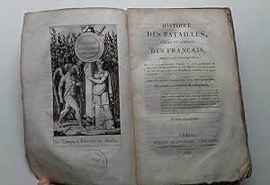 Histoire des batailles, sièges et combats des Français depuis 1792 jusqu'en 1815. 4 volumes.