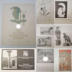 Bild des Verkufers fr Die Kunst im Dritten Reich. 2. Jahrgang Folge 12 Dezember 1938 * Theaterneubau D e s s a u / Deutsches G o b e l i n - Schaffen zum Verkauf von Galerie fr gegenstndliche Kunst