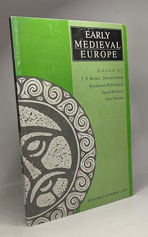 Bild des Verkufers fr Early medieval Europe - VOLUME 4 number 1 1995 zum Verkauf von crealivres