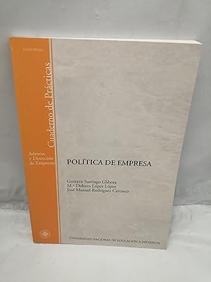Bild des Verk�ufers f�r Pol�tica de empresa zum Verkauf von Libros Angulo