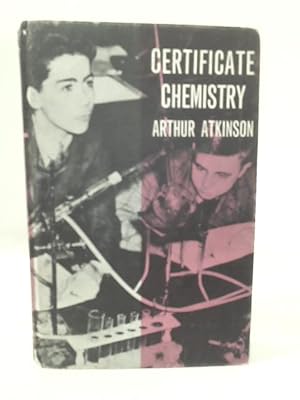 Bild des Verkufers fr Certificate Chemistry zum Verkauf von World of Rare Books