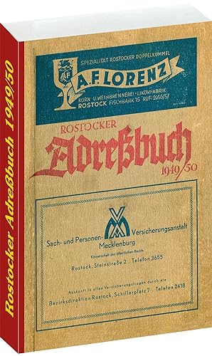 Bild des Verkufers fr ROSTOCKER ADRESSBUCH 1949/50 zum Verkauf von moluna