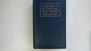 Seller image for A History of Economic Doctrines from the Time of the Physiocrats to the Present Day. for sale by Goldstone Rare Books