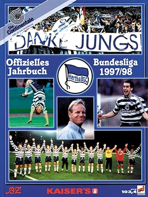 Danke Jungs - Das offizielle Jahrbuch von Hertha BSC 1997/98.