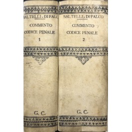 Bild des Verkufers fr Commento teorico-pratico del nuovo Codice penale. Con prefazione del Guardasigilli Alfredo Rocco zum Verkauf von Libreria Antiquaria Giulio Cesare di Daniele Corradi