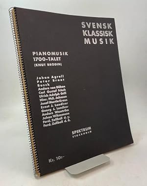 Seller image for Svensk klassisk musik. Pianomusik 1700-talet (omslagstitel). 1-10. for sale by Rnnells Antikvariat AB