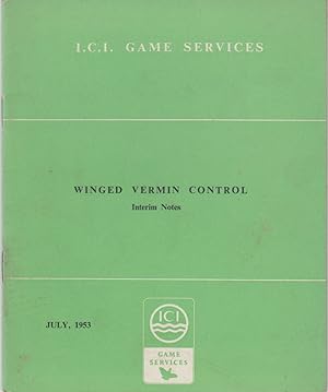 Immagine del venditore per WINGED VERMIN CONTROL (Interim Notes). Shooting booklet. venduto da Coch-y-Bonddu Books Ltd