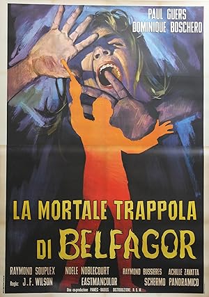 "LA MALÉDICTION DE BELPHÉGOR" Titre italien: "LA MORTALE TRAPPOLA DI BELFAGOR" / Réalisé par Geor...