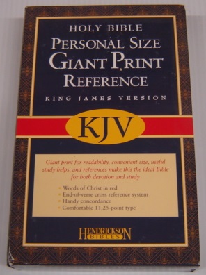 Personal Size Giant Print Reference Bible, King James Version