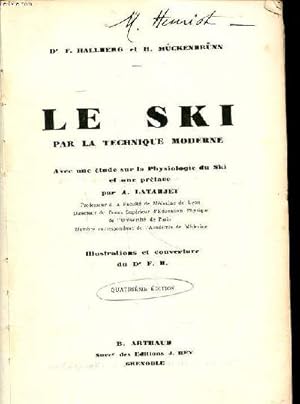 Immagine del venditore per Le ski par la technique moderne 4 dition venduto da Le-Livre