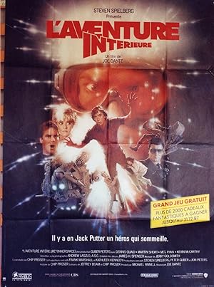 "L'AVENTURE INTÉRIEURE (INNERSPACE)" Réalisé par Joe DANTE en 1987 avec Dennis QUAID, Martin SHOR...