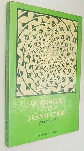 Seller image for (P1) APPROACHES TO TRANSLATION for sale by UNIO11 IMPORT S.L.