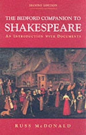Seller image for Bedford Companion to Shakespeare: An Introduction with Documents for sale by WeBuyBooks