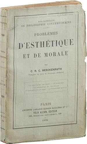 Problèmes d'Esthétique et de Morale