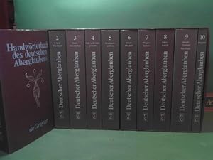 Handwörterbuch des deutschen Aberglaubens. - in 10 Bänden.