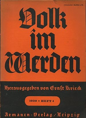 Seller image for Volk im Werden Zeitschrift fr Kulturpolitik for sale by avelibro OHG