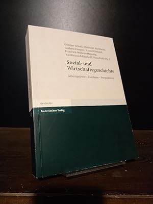 Bild des Verkufers fr Sozial- und Wirtschaftsgeschichte. Arbeitsgebiete - Probleme - Perspektiven. [Herausgegeben von Gnther Schulz et al.]. zum Verkauf von Antiquariat Kretzer