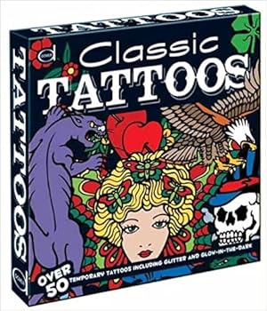 Imagen del vendedor de Classic Tattoos: Over 50 Temporary Tattoos Including Glitter and Glow-in-the-Dark. a la venta por FIRENZELIBRI SRL