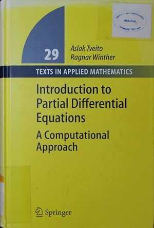Immagine del venditore per Introduction to partial differential equations. A computational approach. venduto da Antiquariat Bookfarm