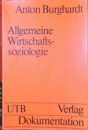 Seller image for Allgemeine Wirtschaftssoziologie. Eine Einfhrung. for sale by Antiquariat Bookfarm