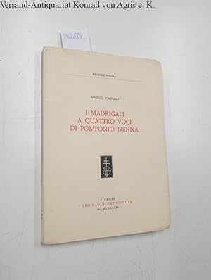 I Madrigali a quattro voci di Pomponio Nenna