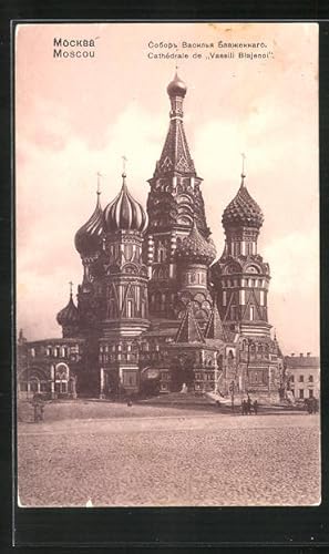 Ansichtskarte Moscou, Cathédrale de Vassili Blajenoi