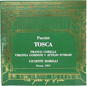 Bild des Verkufers fr Puccini: Tosca. Giuseppe Morelli. Parma, 1967. zum Verkauf von Antiquariat Richart Kulbach