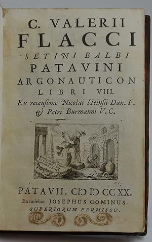 C. Valerii Flacci Setini Balbi Patavini Argonauticon libri VIII. Ex recensione Nicolai Heinsii Da...