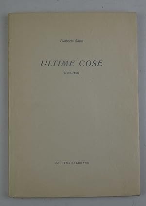 Ultime cose (1935-1938).