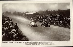 Ansichtskarte / Postkarte Monza Lombardia,1er Grand Prix d'Europe 1923, Fiat du Nazzaro e di Sala...