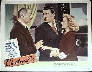 Seller image for Christmas Eve Lobby Card #2 1947 George Raft, George Brent, Randolph Scott for sale by AcornBooksNH