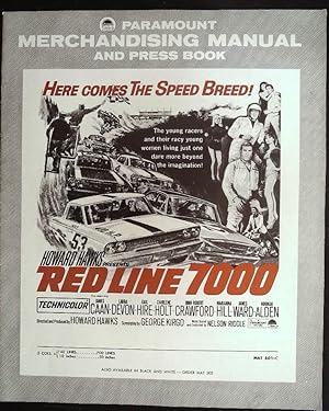 Imagen del vendedor de Red Line 7000 Pressbook 1965 James Caan, Laura Devon a la venta por AcornBooksNH