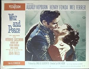 Seller image for War and Peace Lobby Card #8 1956 Audrey Hepburn, Henry Fonda, Mel Ferrer for sale by AcornBooksNH