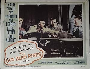 Imagen del vendedor de The Sun Also Rises Lobby Card #8 1957 Tyrone Power, Ava Gardner, Errol Flynn a la venta por AcornBooksNH