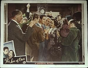 Immagine del venditore per This Love of Ours Lobby Card 1945 Merle Oberon, Claude Rains venduto da AcornBooksNH