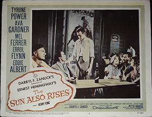 Image du vendeur pour The Sun Also Rises Lobby Card #7 1957 Tyrone Power, Ava Gardner, Errol Flynn mis en vente par AcornBooksNH