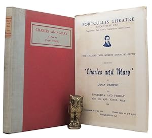 Imagen del vendedor de CHARLES AND MARY: A play on the life of Charles Lamb a la venta por Kay Craddock - Antiquarian Bookseller