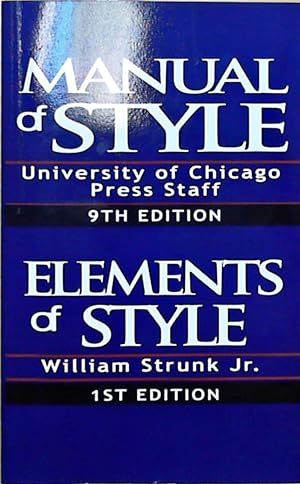 Bild des Verkäufers für The Chicago Manual of Style & The Elements of Style, Special Edition zum Verkauf von Berliner Büchertisch eG