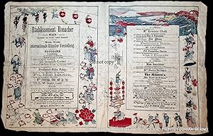 RONACHER Wien 1888 original Aushangzettel mit Programm wohl für Mai 1888