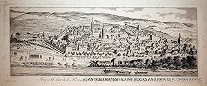 KREMS and der Donau Gesamtansicht Titel: Ansicht der k. k. Kreis-Stadt Krems in Niederösterreich