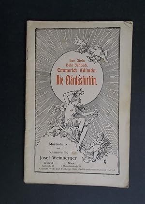 Imagen del vendedor de Die Czardasfrstin a la venta por Antiquariat Strter