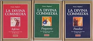 Immagine del venditore per La divina commedia (3Vol) Inferno Purgatorio Paradiso - Dante Alighieri venduto da libreria biblos