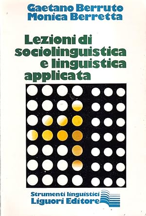 Immagine del venditore per Lezioni di sociolinguistica e linguistica applicata venduto da Il Salvalibro s.n.c. di Moscati Giovanni