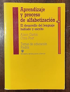 Seller image for Aprendizaje y proceso de alfabetizacin: El desarrollo del lenguaje hablado y escrito for sale by Domiduca Libreros