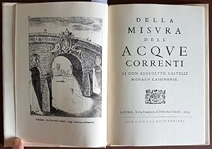 Imagen del vendedor de DELLA MISURA DELLE ACQUE CORRENTI a la venta por Stampe Antiche e Libri d'Arte BOTTIGELLA