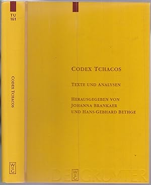 Immagine del venditore per Codex Tchacos. Texte und Analysen (= Texte und Untersuchungen zur Geschichte der altchristlichen Literatur, Band 161) venduto da Graphem. Kunst- und Buchantiquariat